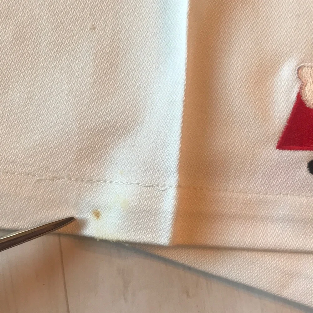 Crate & Barrel Santa Cocktail Napkins